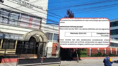 Revelan valores del Colegio San Agustín de Concepción para 2027 tras el paso a particular pagado
