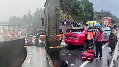 Complejo retorno de vacaciones: Accidentes y tacos en carreteras del Biobío