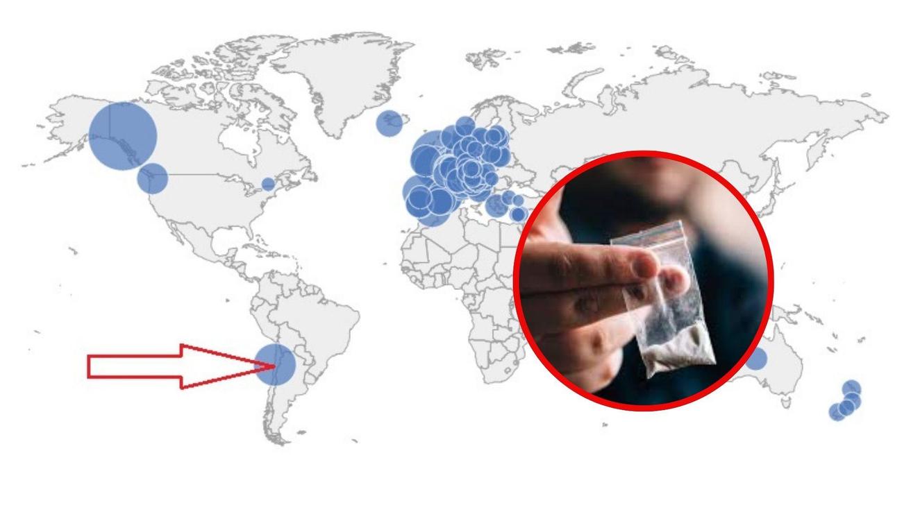 Estudio de la Unión Europea sitúa a una ciudad de Chile como el lugar donde más se consume cocaína en Latinoamérica