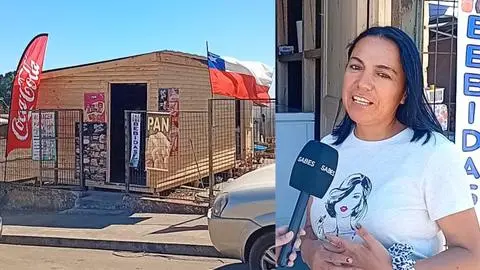 Reconocido minimarket de Punta de Parra reabre en mediagua tras perderlo todo en incendio forestal