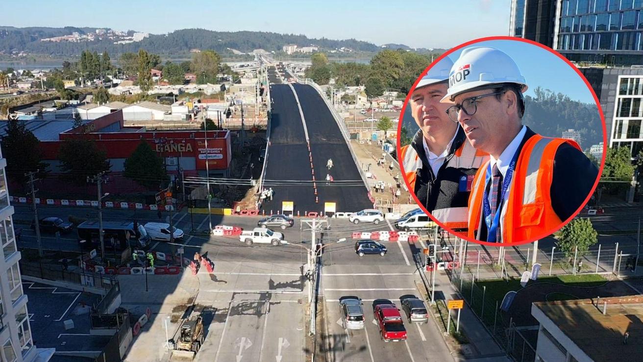 Ministro Arrau fija la apertura del Puente Chacabuco para tres meses más