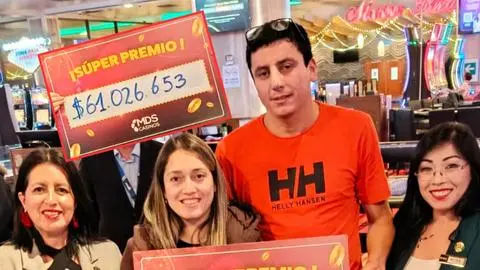 Más de $62 millones: mujer se lleva millonario premio en Casino MDS de Talcahuano