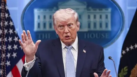 Presidente Donald Trump anunció que Estados Unidos suspenderá ataques a Irán por dos semanas