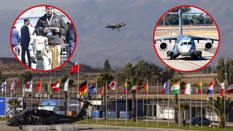 Robot humanoide penquista fue la sensación en la inauguración de la FIDAE 2026: Estos son algunos de los aviones más modernos que participan de la feria