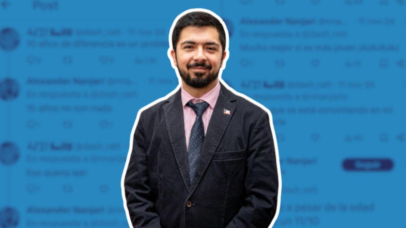 Alexander Nanjarí presenta recurso de protección por difusión de tuits