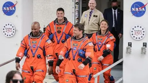 Misión Artemis II: ¿Quiénes son los cuatro astronautas que van rumbo a la Luna?