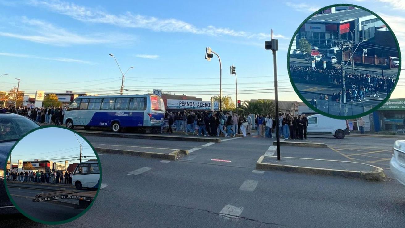 Colapso en paradero Paicaví: Presidente de la FEUCSC invita a autoridades a “tomar la micro”