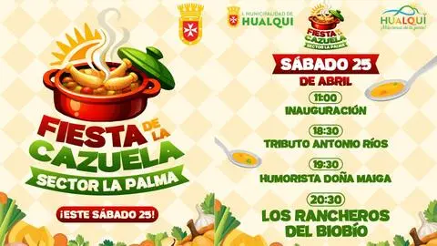 Fiesta de la Cazuela en Hualqui: Gastronomía e identidad local