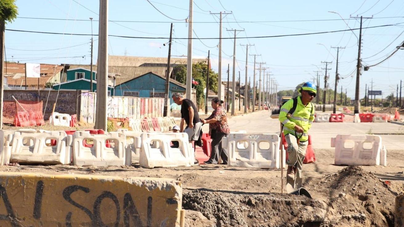 Vivienda pretende finalizar obras del Eje Colón entre Hualpén y Talcahuano a fin de año