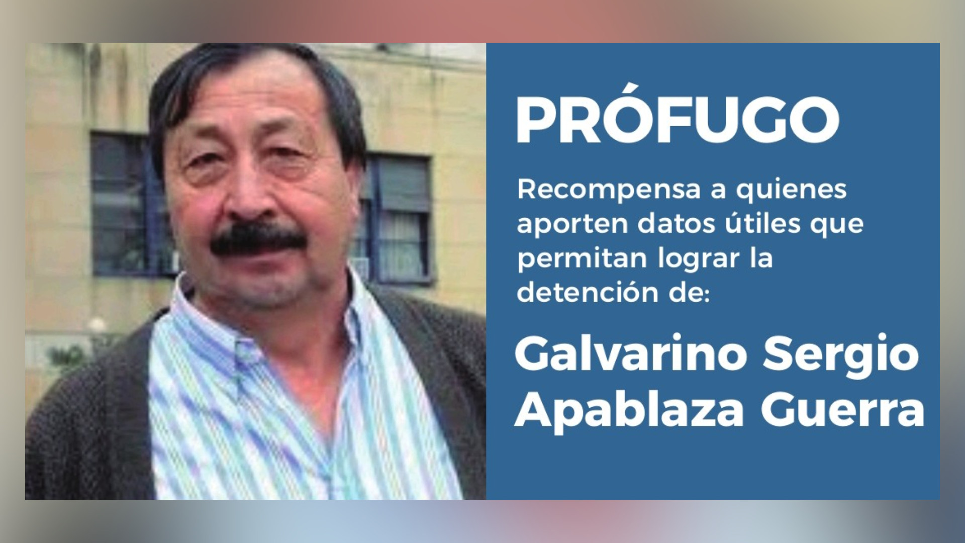 Argentina ofrece millonaria recompensa a quien entregue información de Galvarino Apablaza