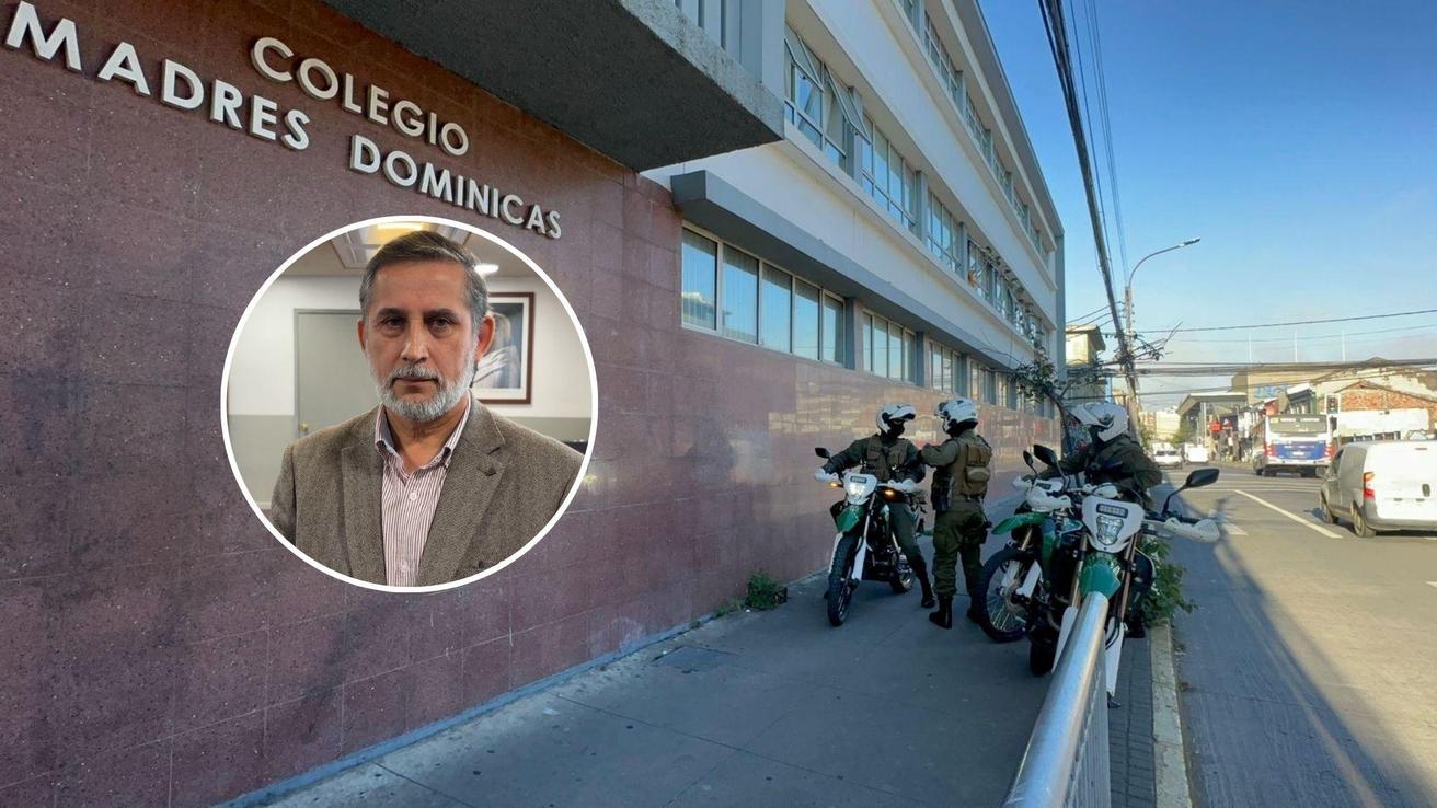 Habla rector de Colegio MMDD de Concepción tras amenaza de tiroteo: “Se ha puesto en riesgo la salud mental de la comunidad”