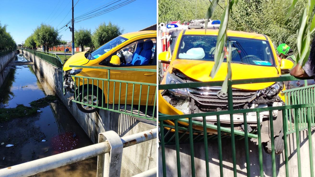 Colisión de furgón escolar con vehículo menor deja múltiples lesionados en Talcahuano