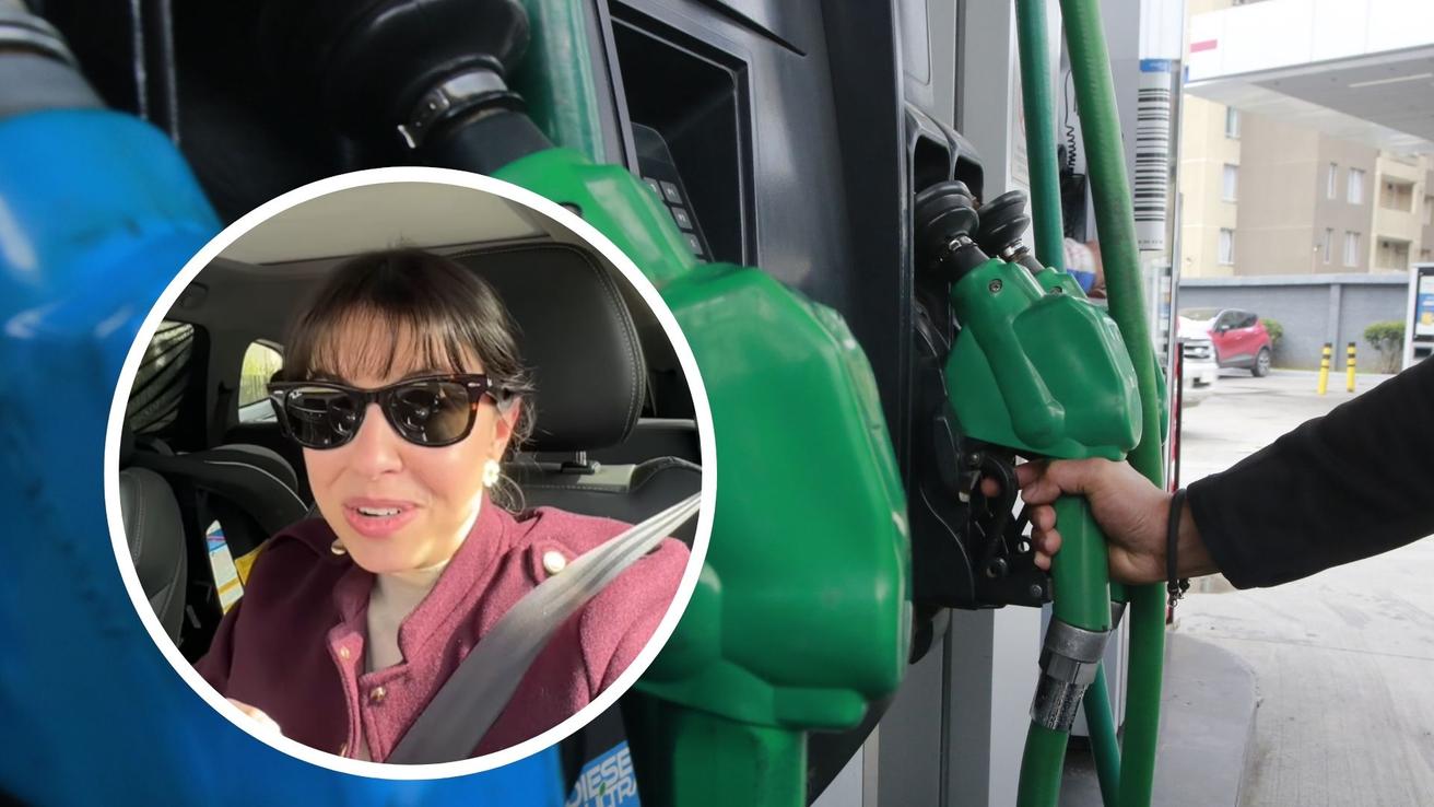 Conductora comparó el precio de la bencina en Chile y España: “Hace dos meses era lo contrario”