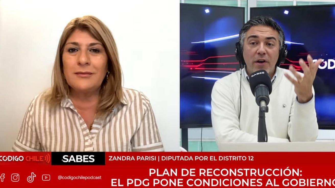 “Hemos visto a un gobierno mucho más dialogante”: Diputada Parisi y la postura del PDG ante el Plan de Reconstrucción de Kast