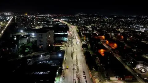 Habilitan alumbrado público en tramo Hualpén del Corredor eje Colón