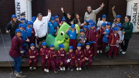 Parque Jorge Alessandri de CMPC y SLEP Andalién Costa realizaron aula abierta para promover el deporte y la convivencia