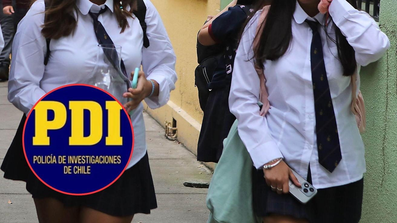 Detienen a dos estudiantes con droga y armas blancas al interior de un liceo en Tomé