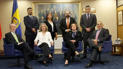 Rectora (e) de la UdeC presenta a parte de su equipo de trabajo