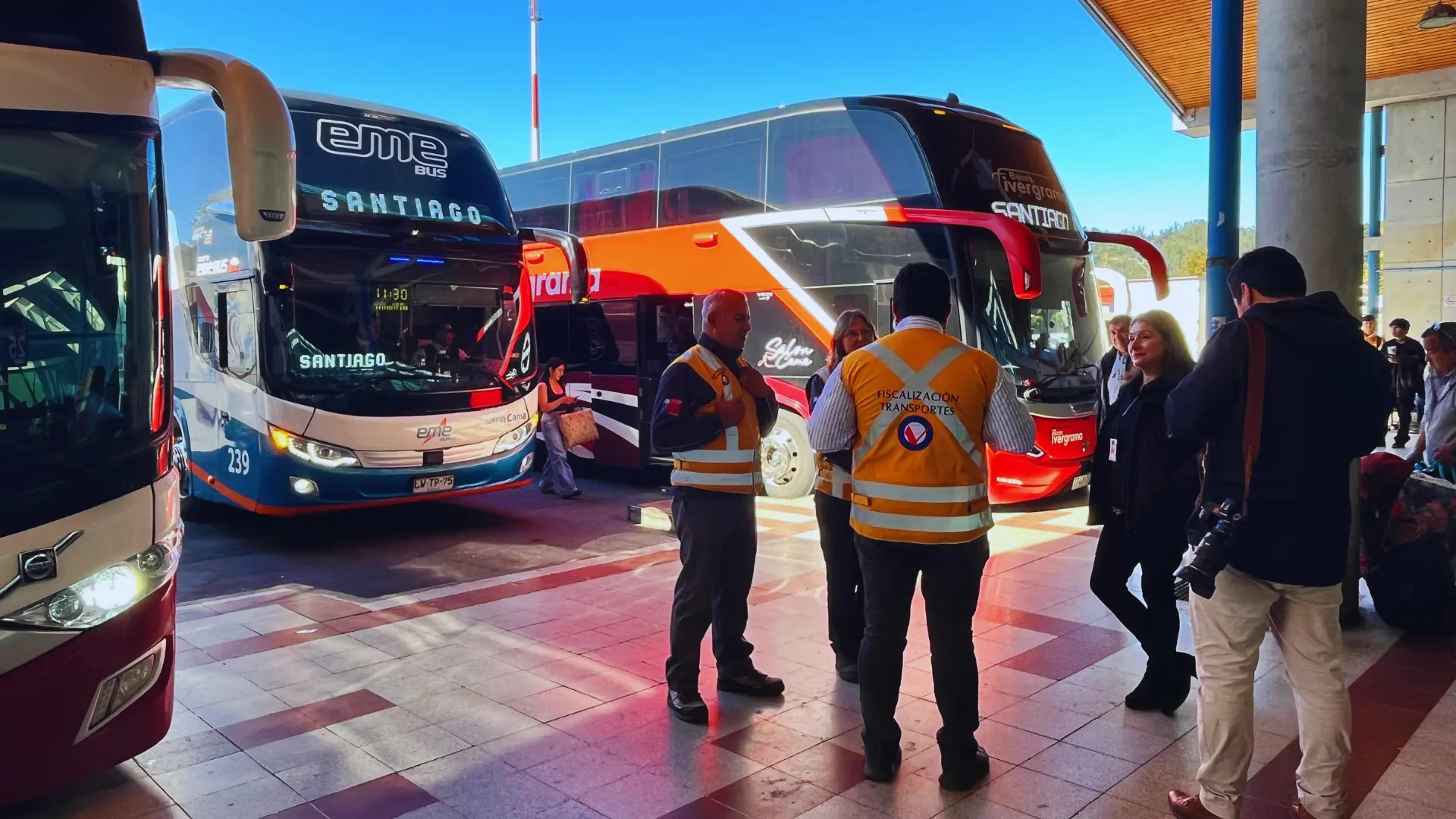 Cursan 33 multas a buses en el Biobío por fallas mecánicas durante fiscalizaciones por inicio de Semana Santa