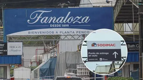 Sodimac habilita punto de entrega de materiales en ex fábrica Fanaloza de Penco