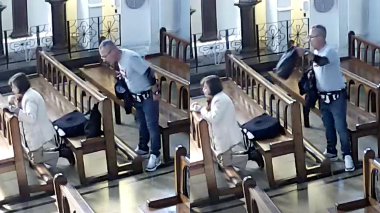 Hombre robó las pertenencias de feligresa mientras rezaba en Parroquia de Concepción
