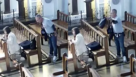 Hombre robó las pertenencias de feligresa mientras rezaba en Parroquia de Concepción