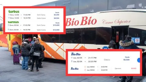 Pasajes de buses entre Chillán y Concepción aumentan hasta $4000 en Semana Santa