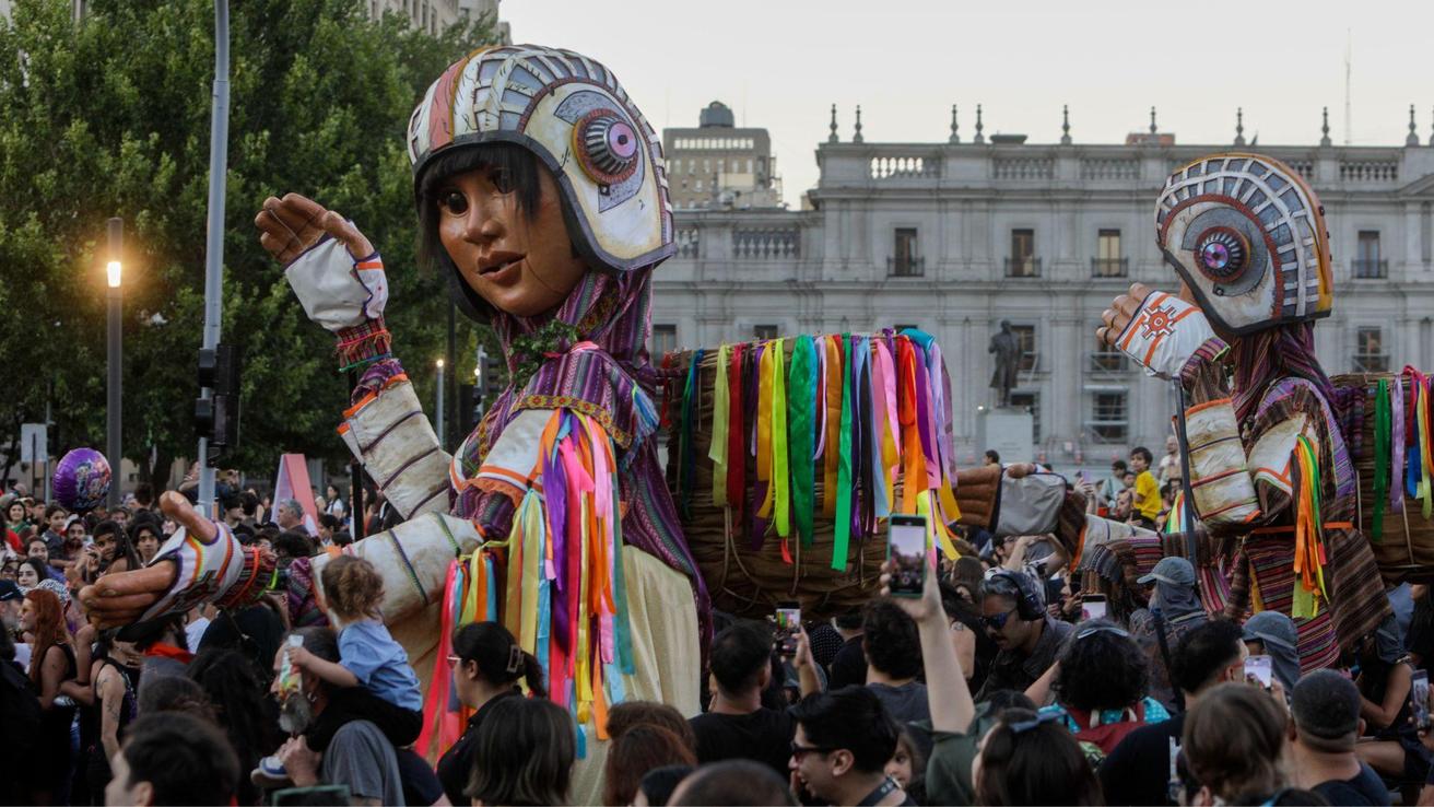 Marionetas gigantes se tomarán las calles de sector en San Pedro de la Paz este 11 de abril