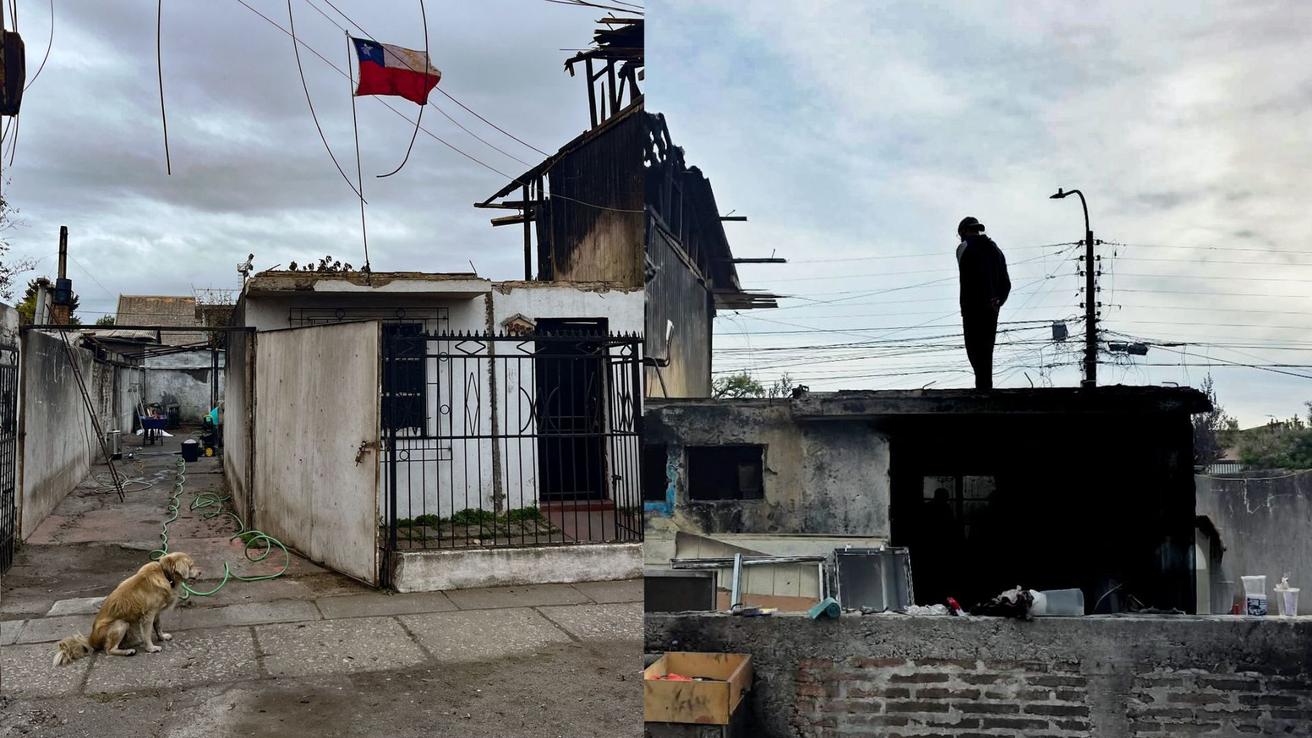 Familia de Hualpén que sufrió incendio busca ayuda para reconstruir su vivienda antes del invierno