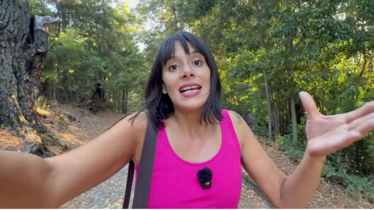 El parque del Biobío que maravilló a youtuber argentina: “Es único en su tipo”
