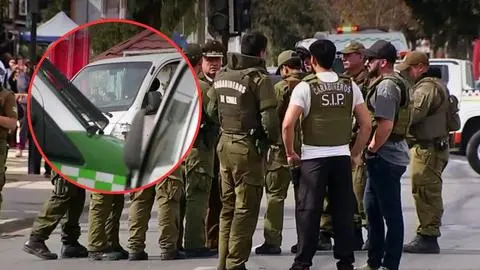 Carabineros abatió a delincuente al disparar contra la cabina de camión robado en Independencia