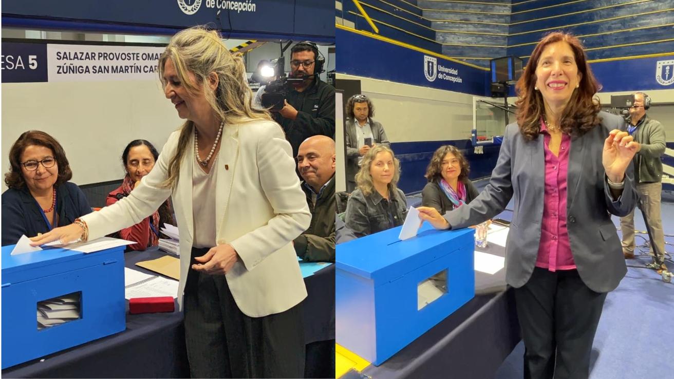 Elecciones rectoría UdeC: Jacqueline Sepúlveda y Paulina Rincón ya votaron en la segunda vuelta