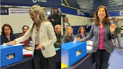 Elecciones rectoría UdeC: Jacqueline Sepúlveda y Paulina Rincón ya votaron en la segunda vuelta