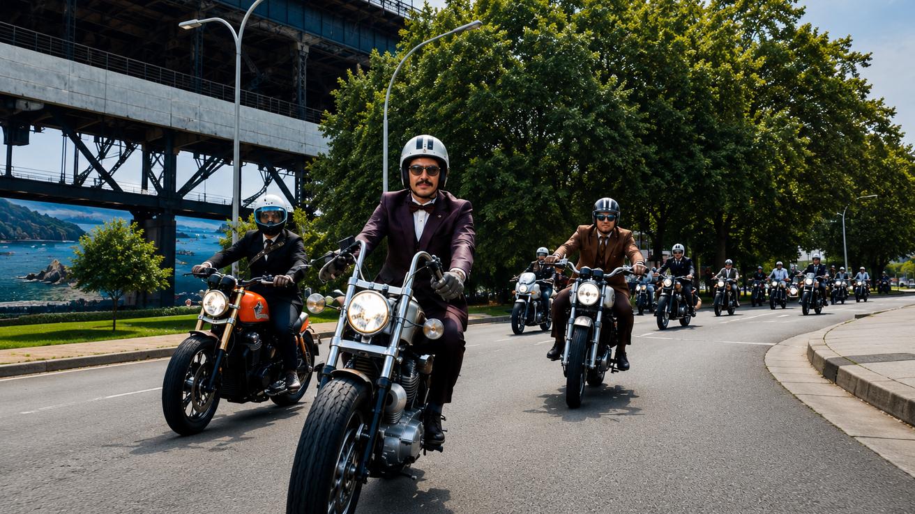 Con trajes elegantes y motos clásicas: Concepción será sede de cruzada para concientizar sobre la salud masculina