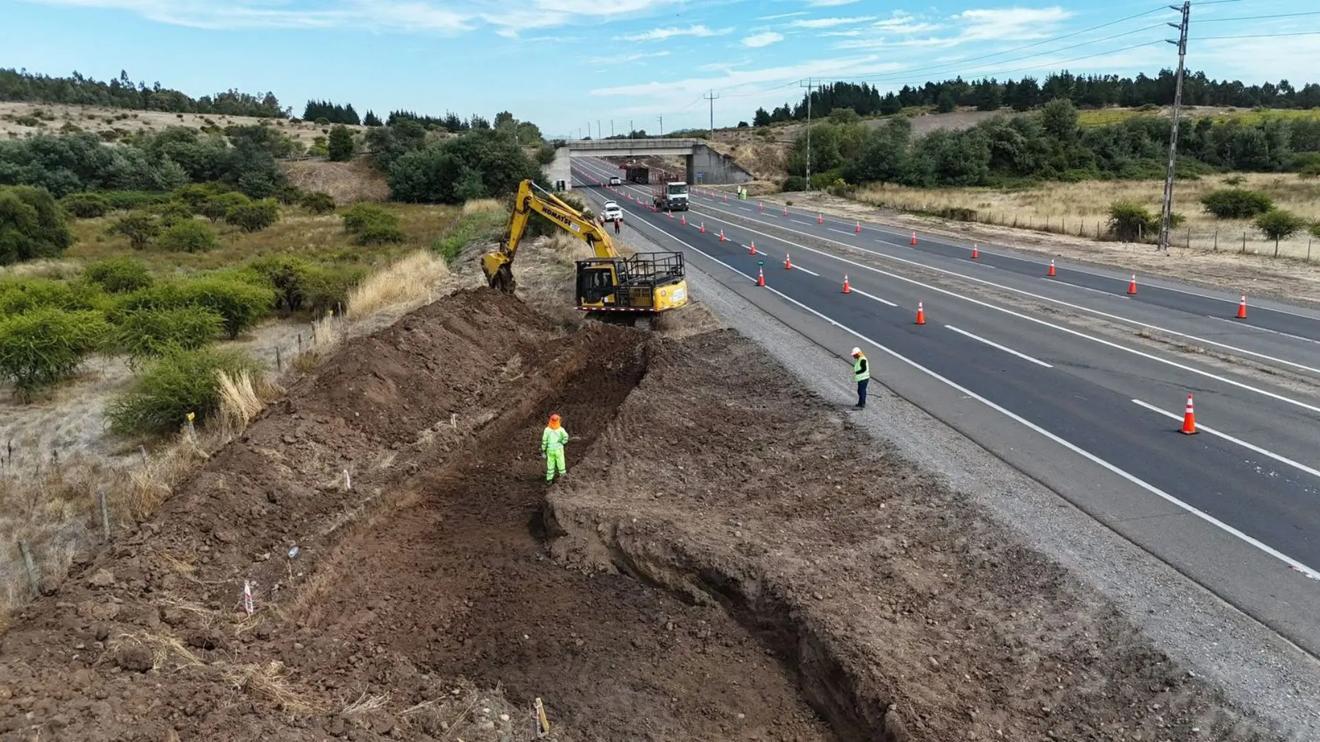 Autopista Bosques del Itata: Anuncian cortes de tránsito para lunes y martes en la Región de Ñuble