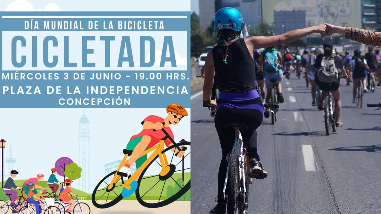 ¡Gran cicletada en Concepción!: Celebra el Día Mundial de la Bicicleta