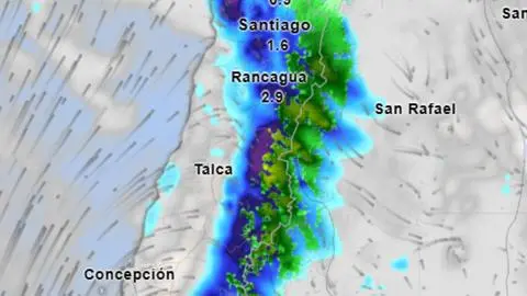 Sistema frontal: Así avanzará el frente climático que trajo intensas precipitaciones a seis regiones en Chile