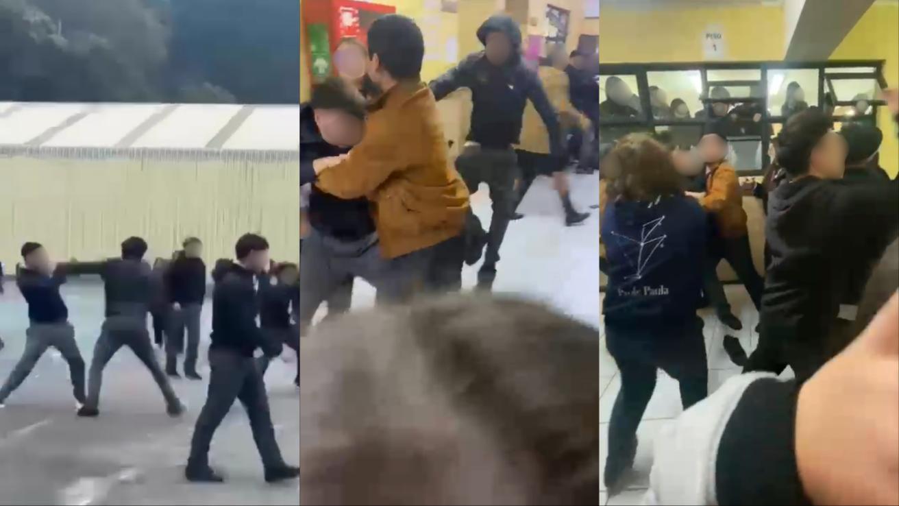 Quedan en libertad los 17 estudiantes detenidos tras riña en Liceo La Asunción de Talcahuano