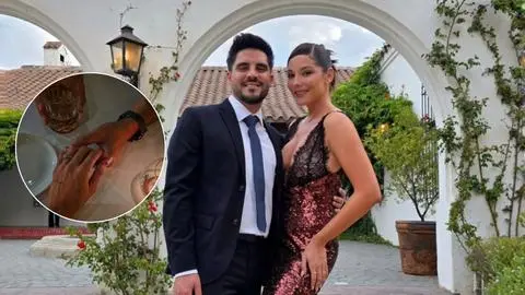 ¿Campanas de boda? Kel Calderón sorprende al mostrar anillo junto a Renzo Tissinetti