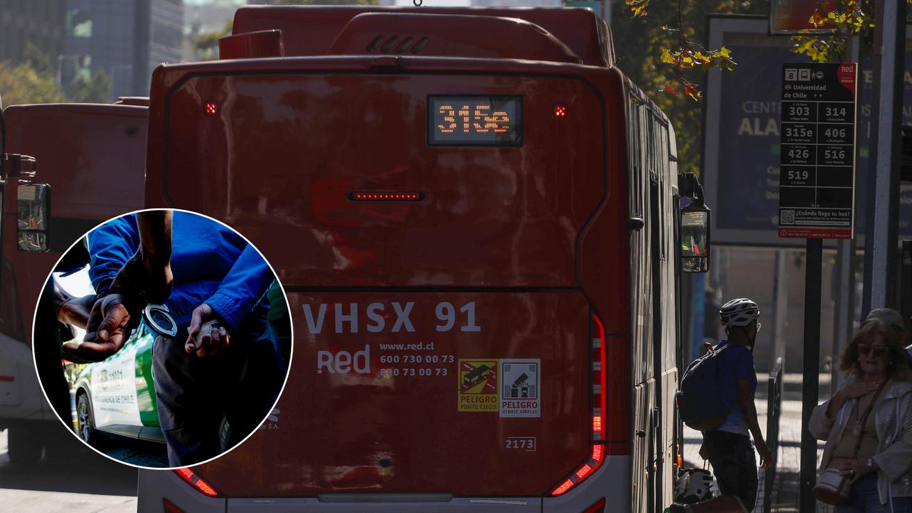 Conductora de bus RED dio positivo a cannabis y quedó en prisión preventiva por fatal atropello en Estación Central