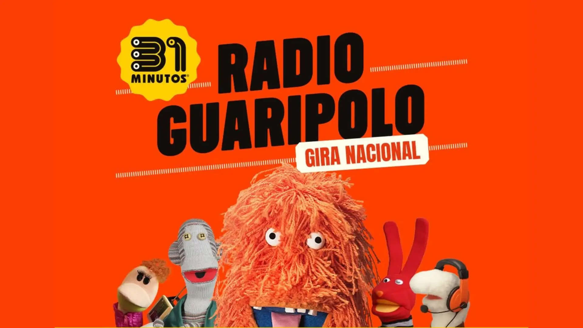 31 Minutos reprograma fechas de su gira por Chile: revisa los cambios