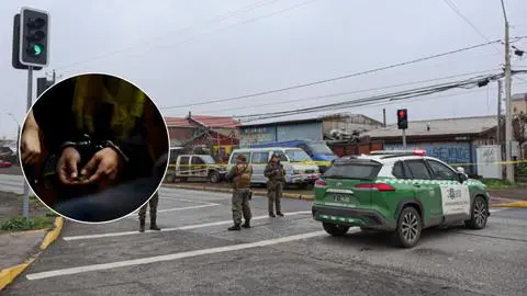 Sujeto fue detenido por disparo contra mujer en paradero de Hualpén: la víctima continúa en estado de gravedad