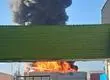 Incendio en empresa agrícola de Paine genera gran columna de humo