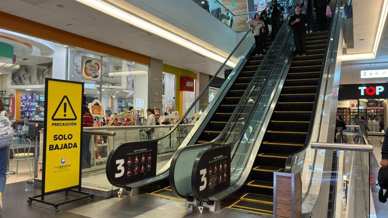 La particular medida que aplicó el Mall del Centro de Concepción con sus escaleras mecánicas