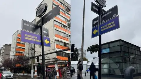 Inédita intervención urbana en Concepción modifica nombres de sus calles por el Día de la Madre