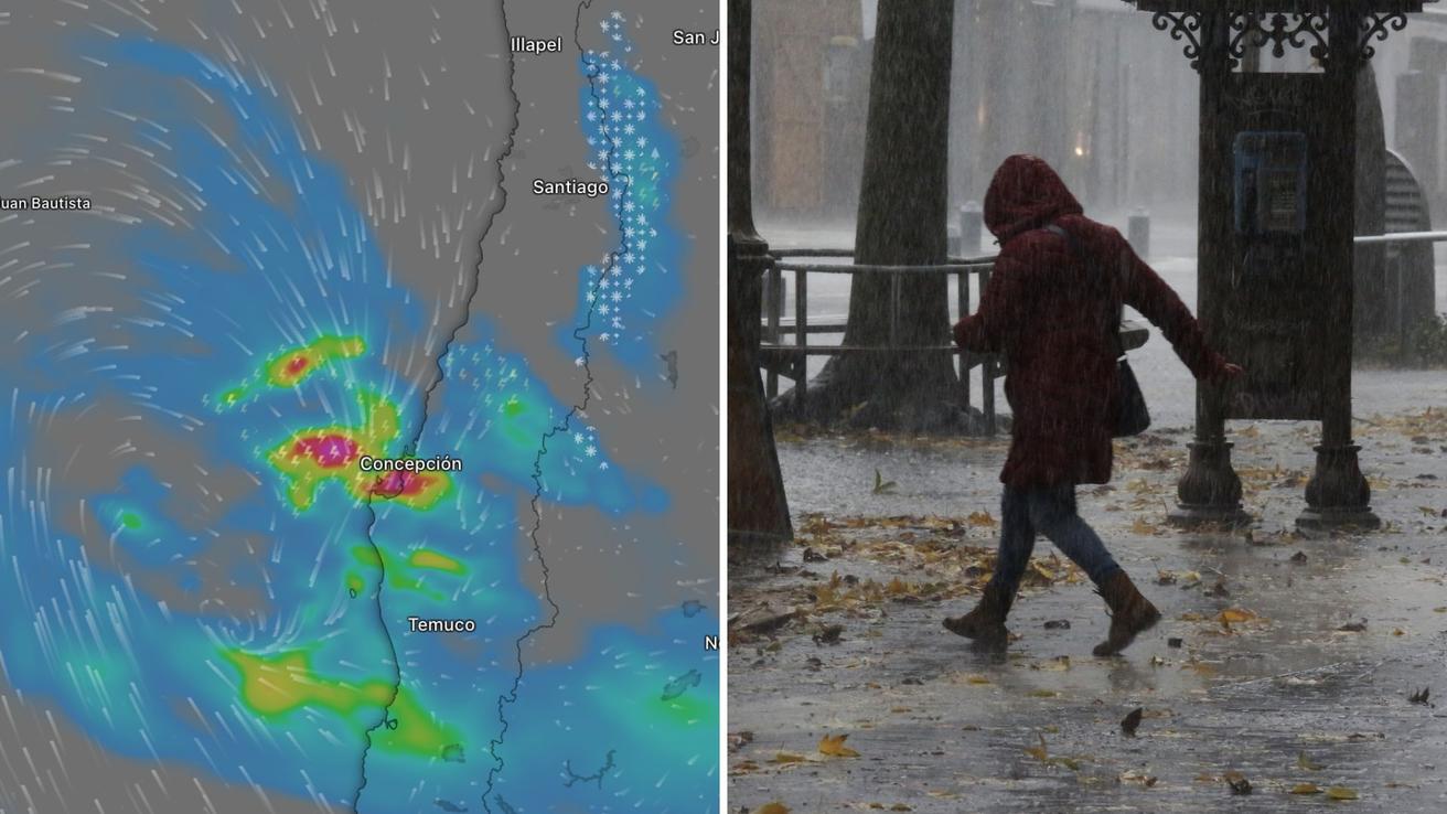 A prepararse: Fuerte sistema frontal llegaría al Biobío y la zona central de Chile la próxima semana
