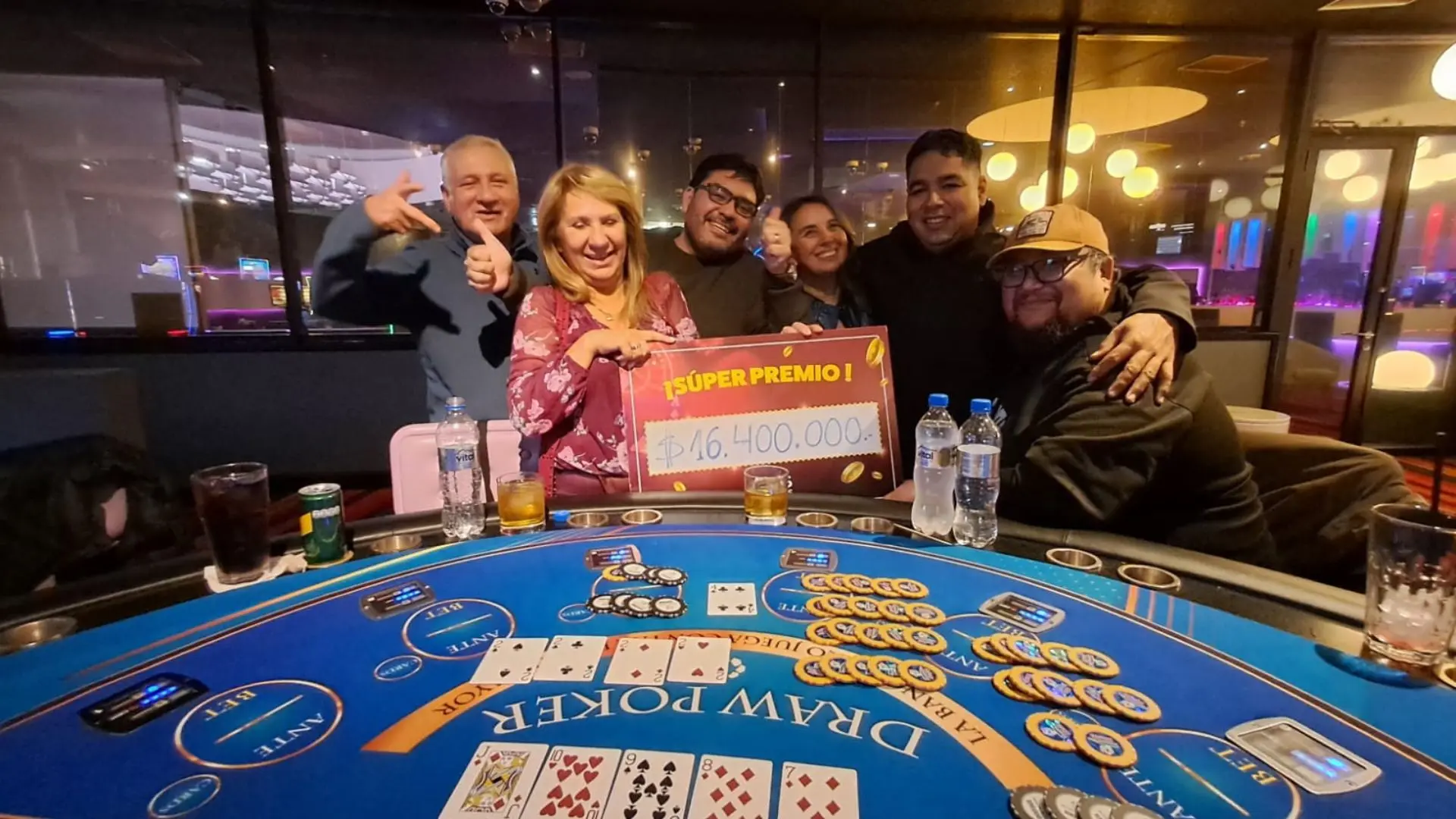 Tres grandes premios en un solo fin de semana: Casino MDS Talcahuano celebró a ganadores en bingo, mesas y máquinas de juego