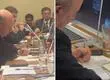 “Haciendo como que les pongo atención”: Captan al ministro Quiroz haciendo estos dibujitos en plena sesión en el Congreso