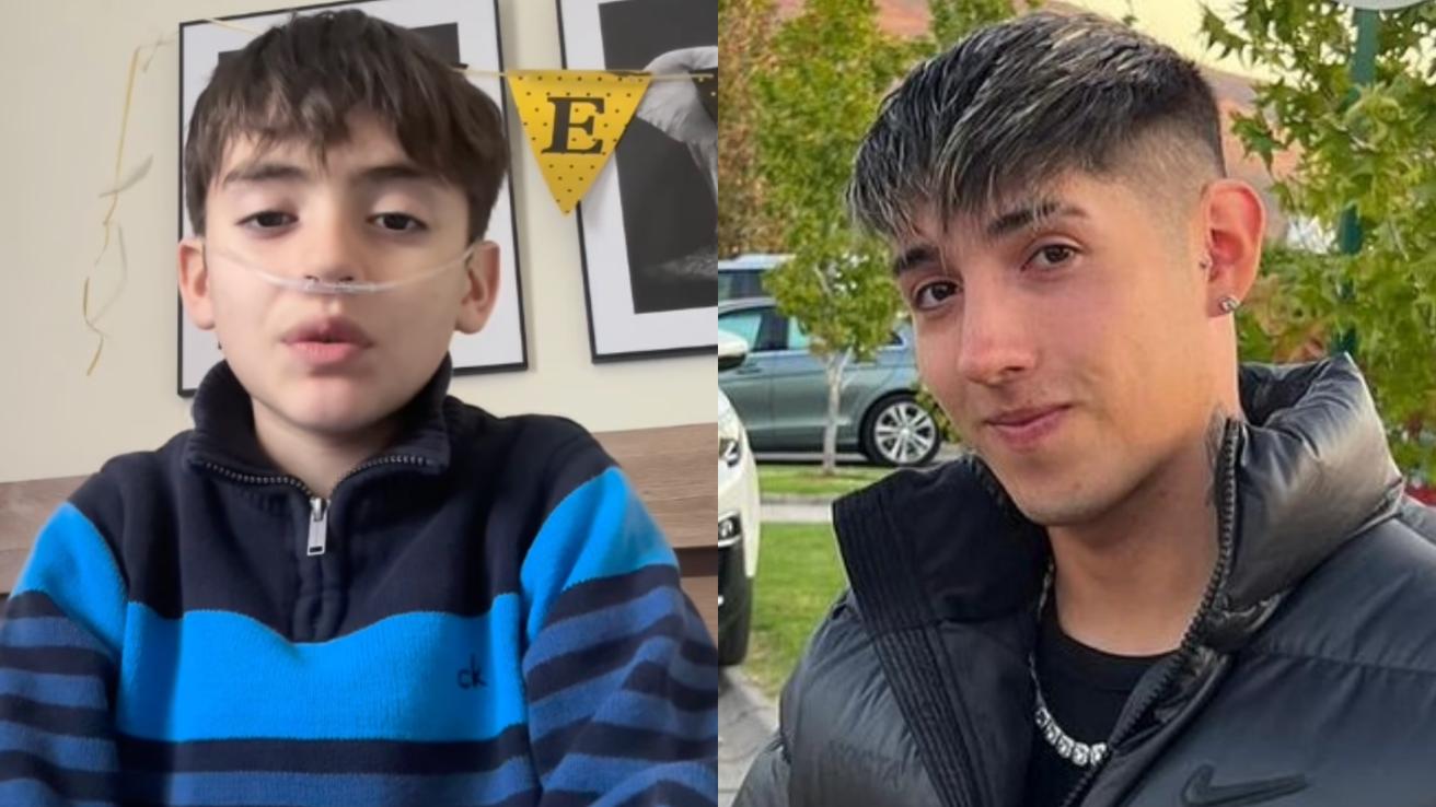 “Tienes un corazón muy bueno”: El importante llamado de niño con fibrosis quística a Pailita