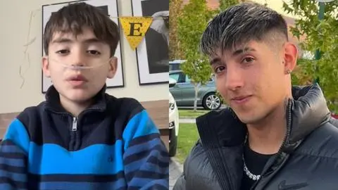 “Tienes un corazón muy bueno”: El importante llamado de niño con fibrosis quística a Pailita